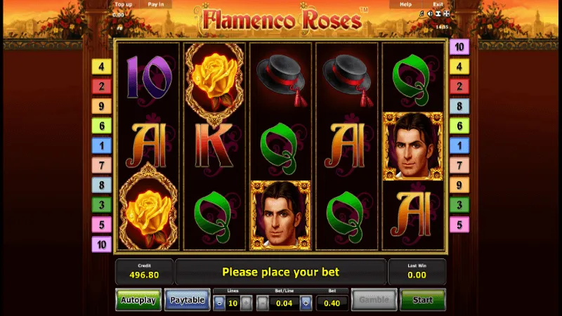 slot picture Игровой автомат Flamenco Roses