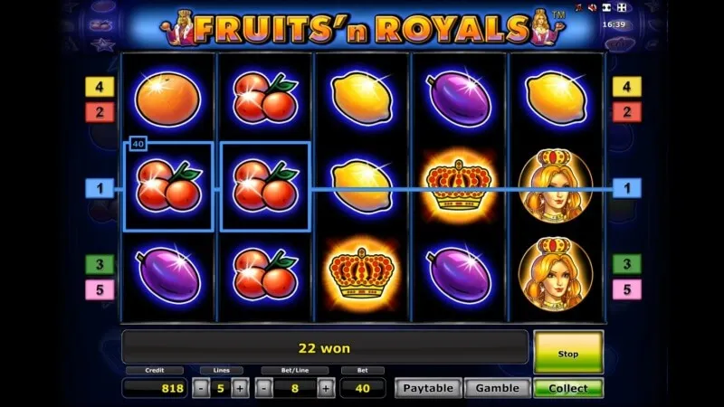 slot picture Игровой автомат Fruits And Royals