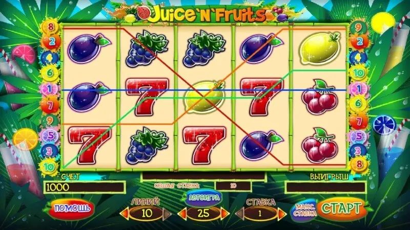 slot picture Игровой автомат Juice'n'Fruits