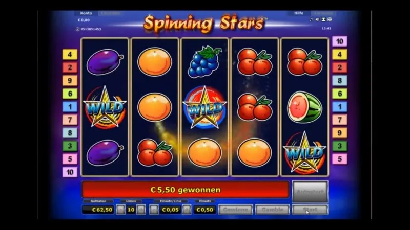 Игровой автомат Spinning Stars
