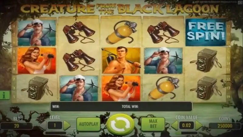 slot picture Игровой автомат Creature from the Black Lagoon