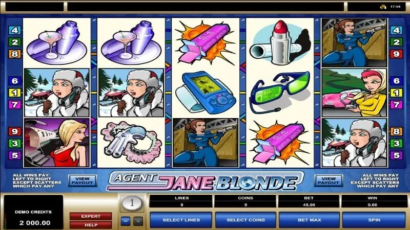 slot picture Игровой автомат Agent Jane Blonde