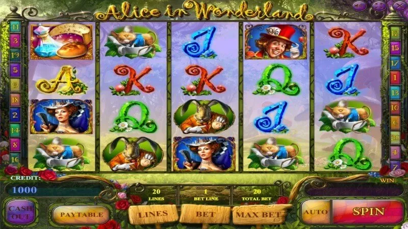 slot picture Игровой автомат Alice In Wonderland