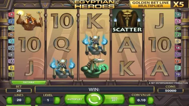 slot picture Игровой автомат Egyptian Heroes