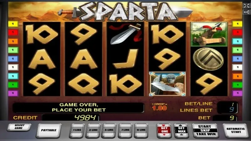 slot picture Игровой автомат Sparta