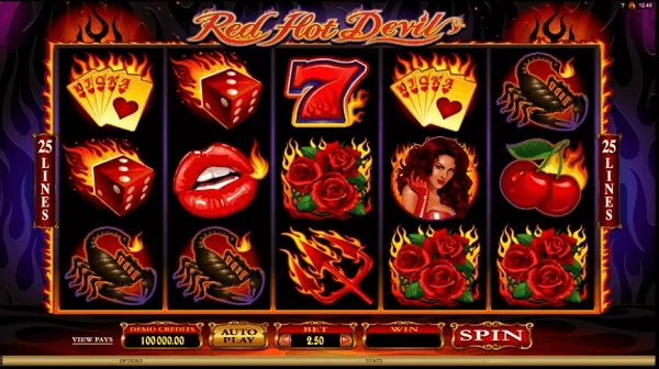 slot picture Игровой автомат Red Hot Devil
