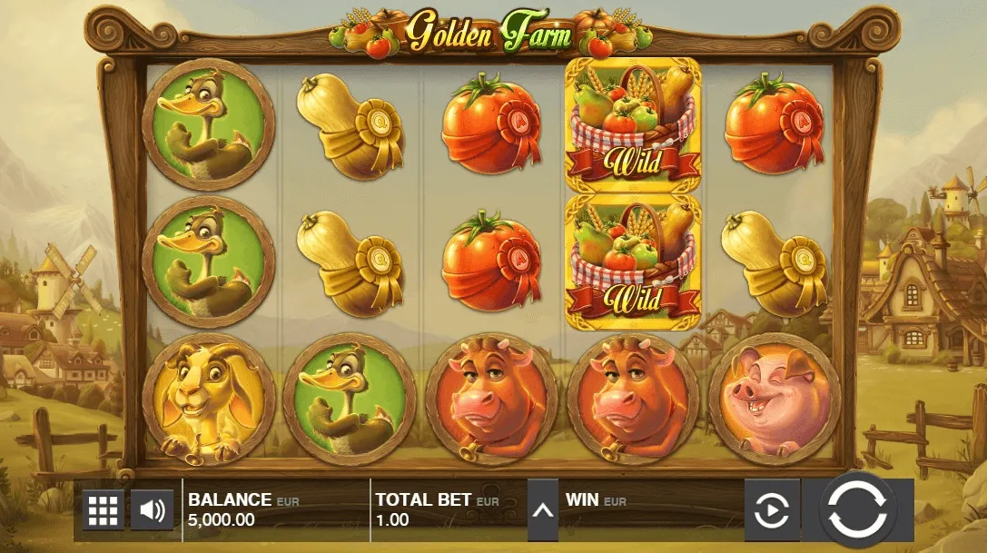 slot picture Игровой автомат Golden Farm
