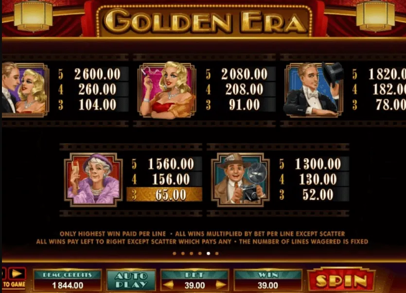 slot picture Игровой автомат Golden Era